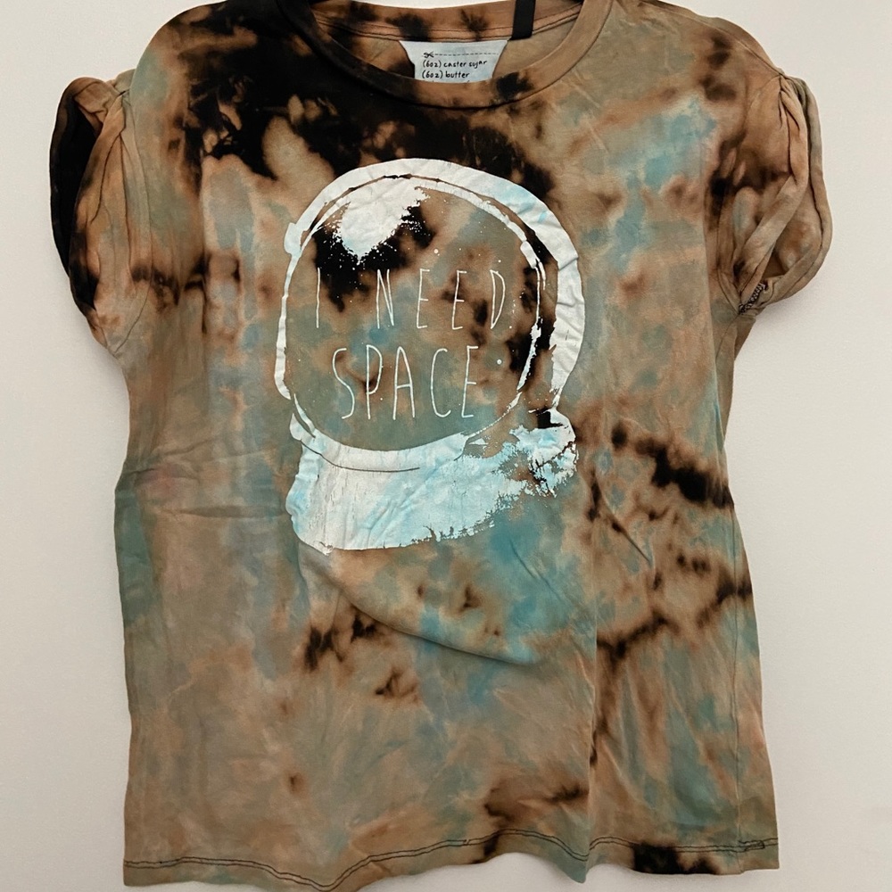 Hand dyed “I need space” T Shirt